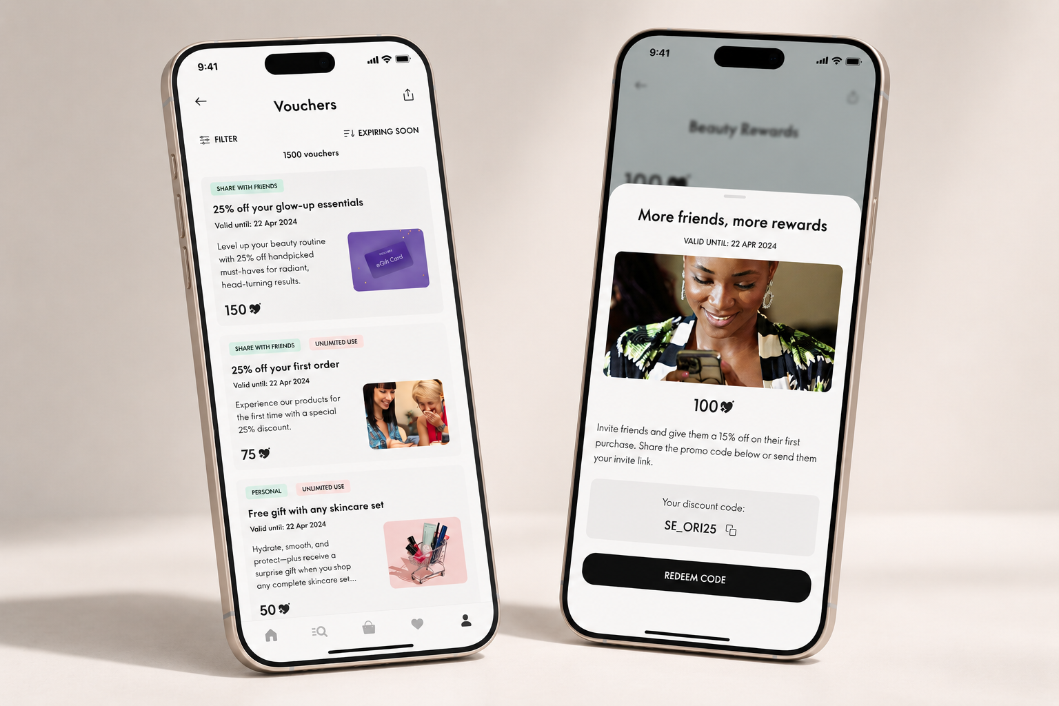 Oriflame · Checkout — Voucher Centre